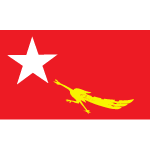 National League For Democracy Flag