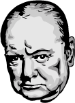 Winston Churchill Vector Portrait